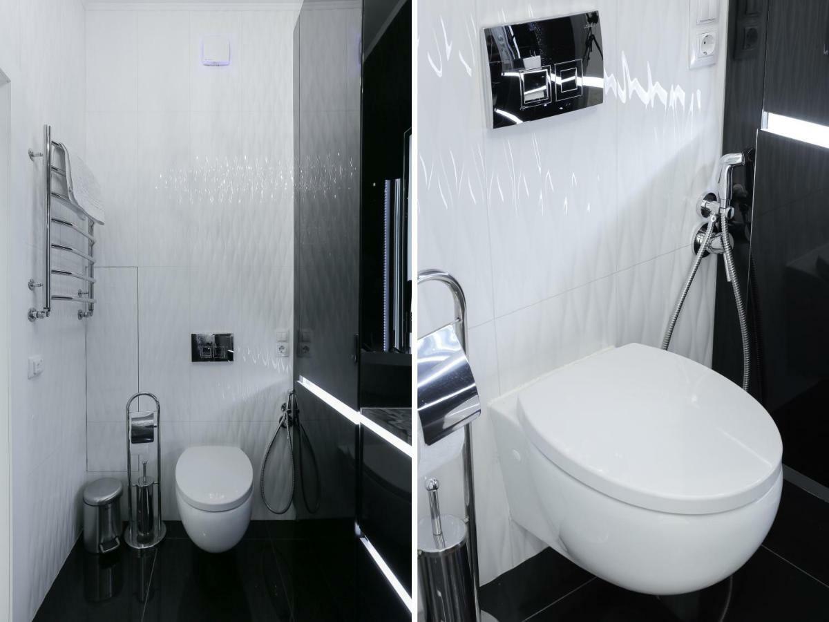 Black&White Apartment In Smart Plaza เคียฟ ภายนอก รูปภาพ